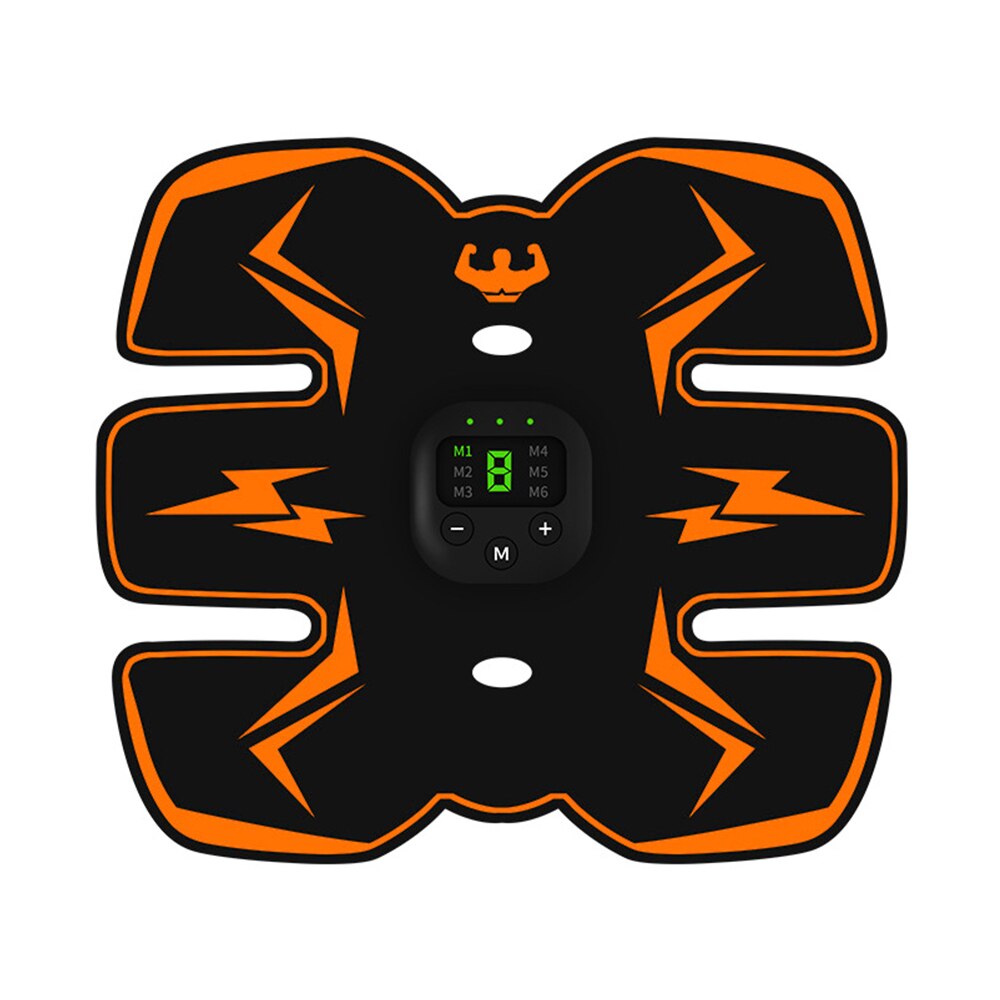 EMS Muscle Stimulator with LED Display USB Rechargeable Abdominal Belt Work Out Power Fitness Abdominal Men Women - Korvel