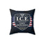 I.C.E. Institute of Cozy Excellence Throw Pillow