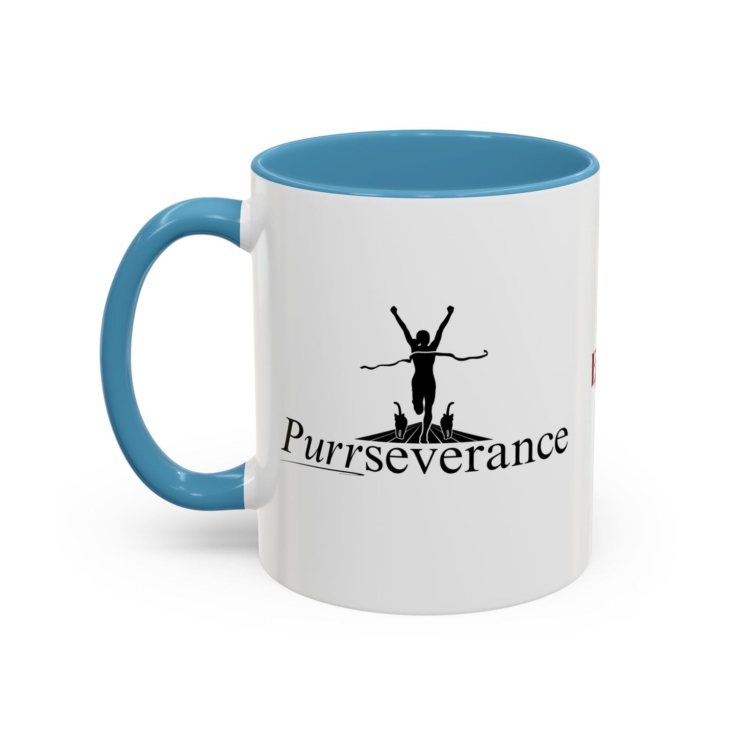Purrseverance Accent Coffee Mug - Stylish & Functional