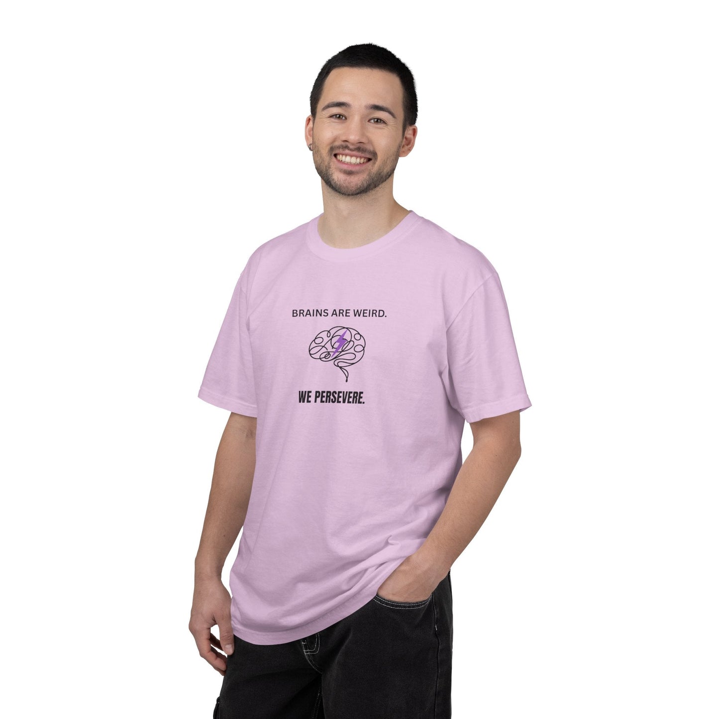 Brains Are Weird. We Persevere. – Epilepsy Awareness T-Shirt