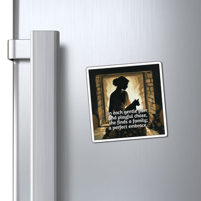 Cat Lady Family Refrigerator Magnets