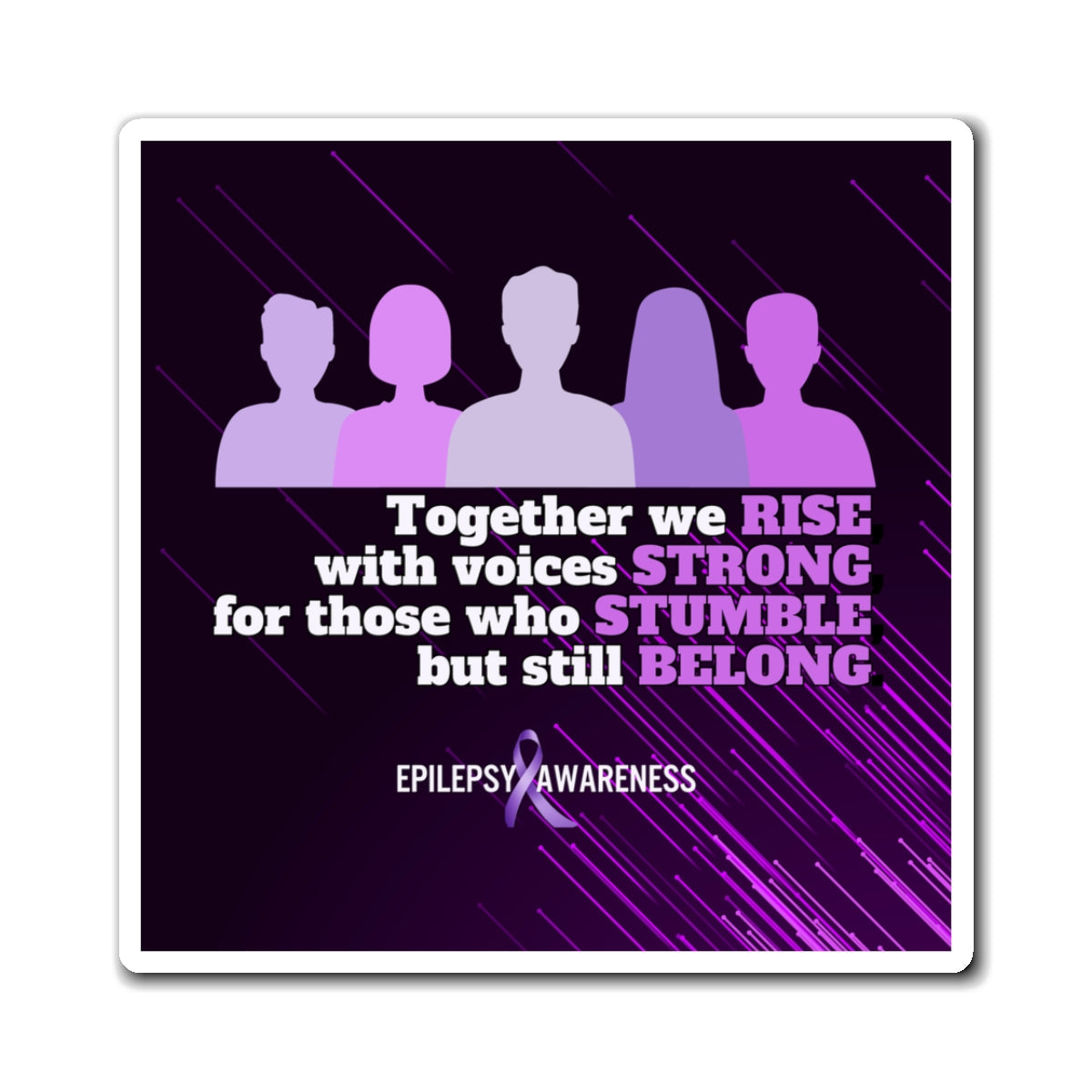 Empower Your Space with Together We Rise Magnets - Korvel