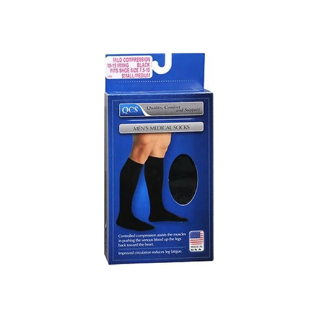 Chaussettes de compression pour hommes Loving Comfort - Noir, Grand