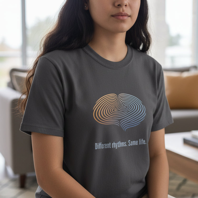 Different Rhythms. Same Life. Unisex T-Shirt
