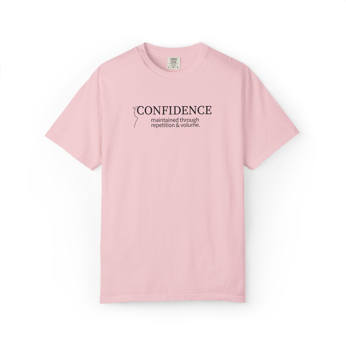 Camiseta Confidence Maintained – Edición Tipografía Minimalista
