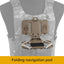 MOLLE mount war vest chest hanging universal chest mobile phone plate carrier folding navigation board - Korvel