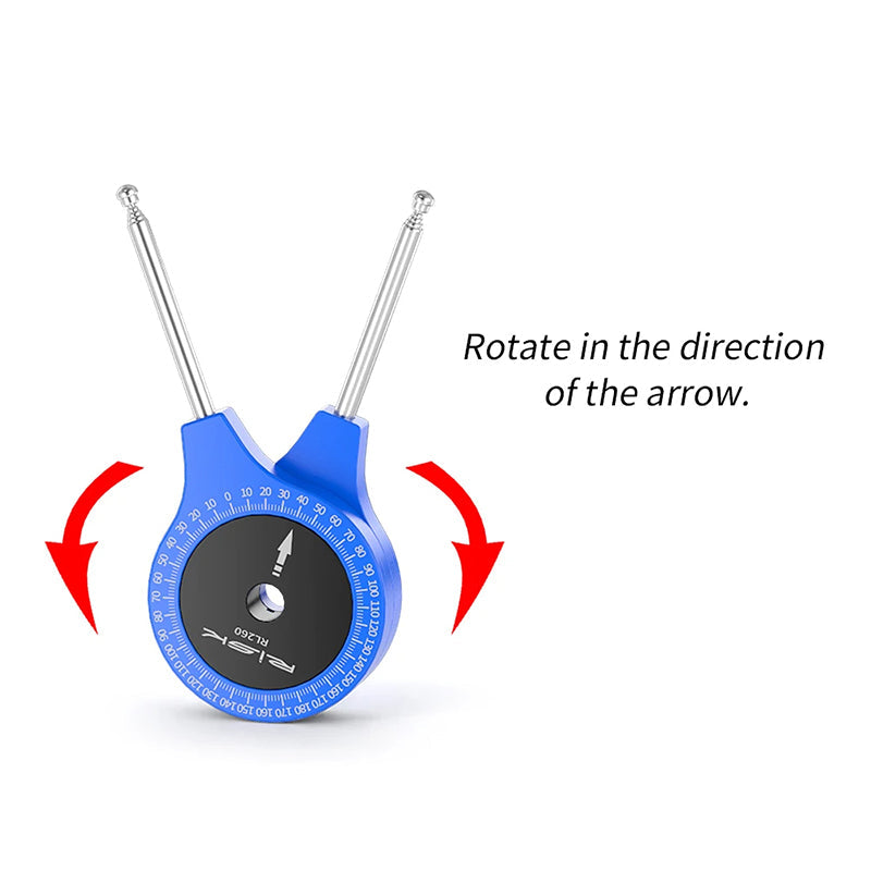 RISK Road Bicycle Airship - Fitting Knee Joint Angle Measuring Protractor for Bike Riding Posture - Korvel