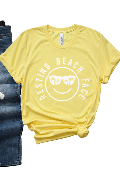 Resting Beach Face T-Shirt