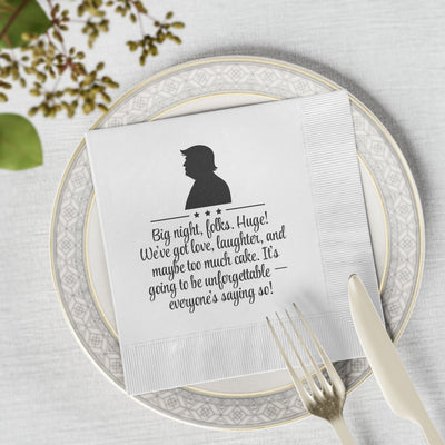 Tremendous Anniversary Celebration Party Napkins
