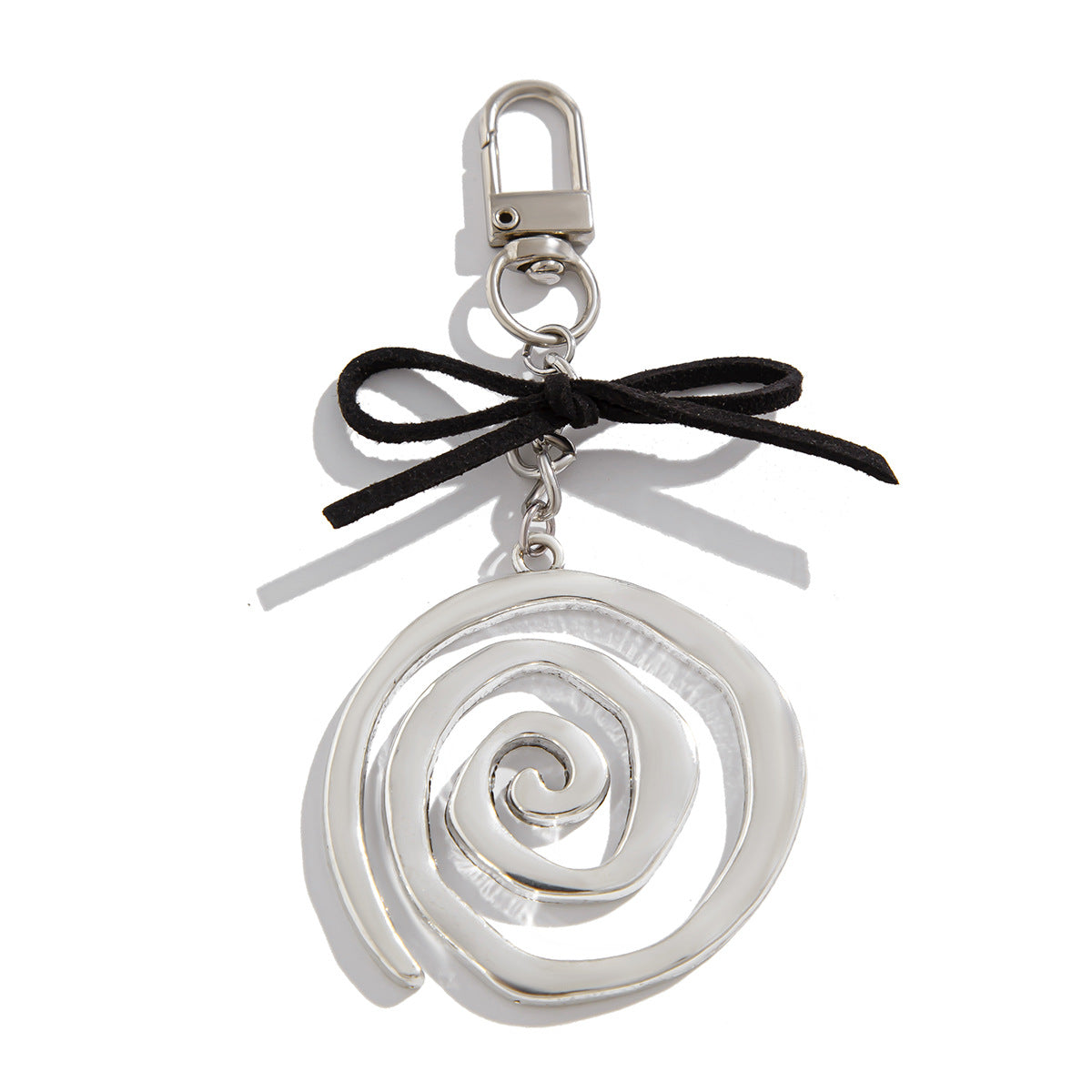 Spiral Pendant Keychain - Premium Alloy Design