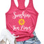 Sunshine and Tanlines Racerback Tank Top