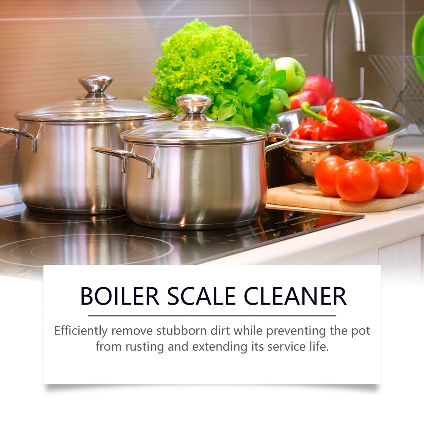 Premium Pan Bottom Cleaner for Cooktops and Kitchenware