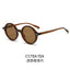 Gafas de sol retro ovaladas - Moda en champán puro