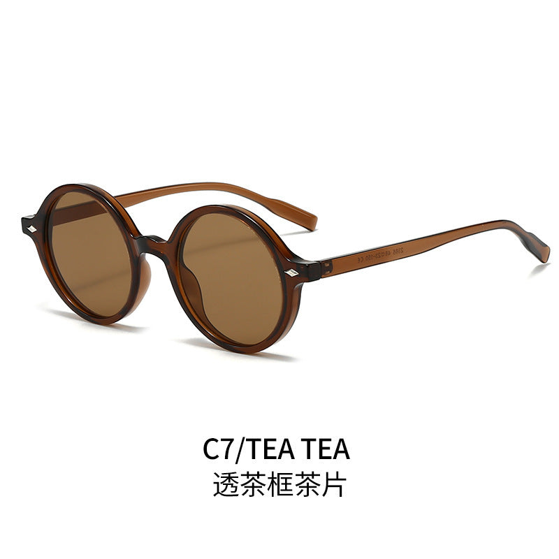 Gafas de sol retro ovaladas - Moda en champán puro