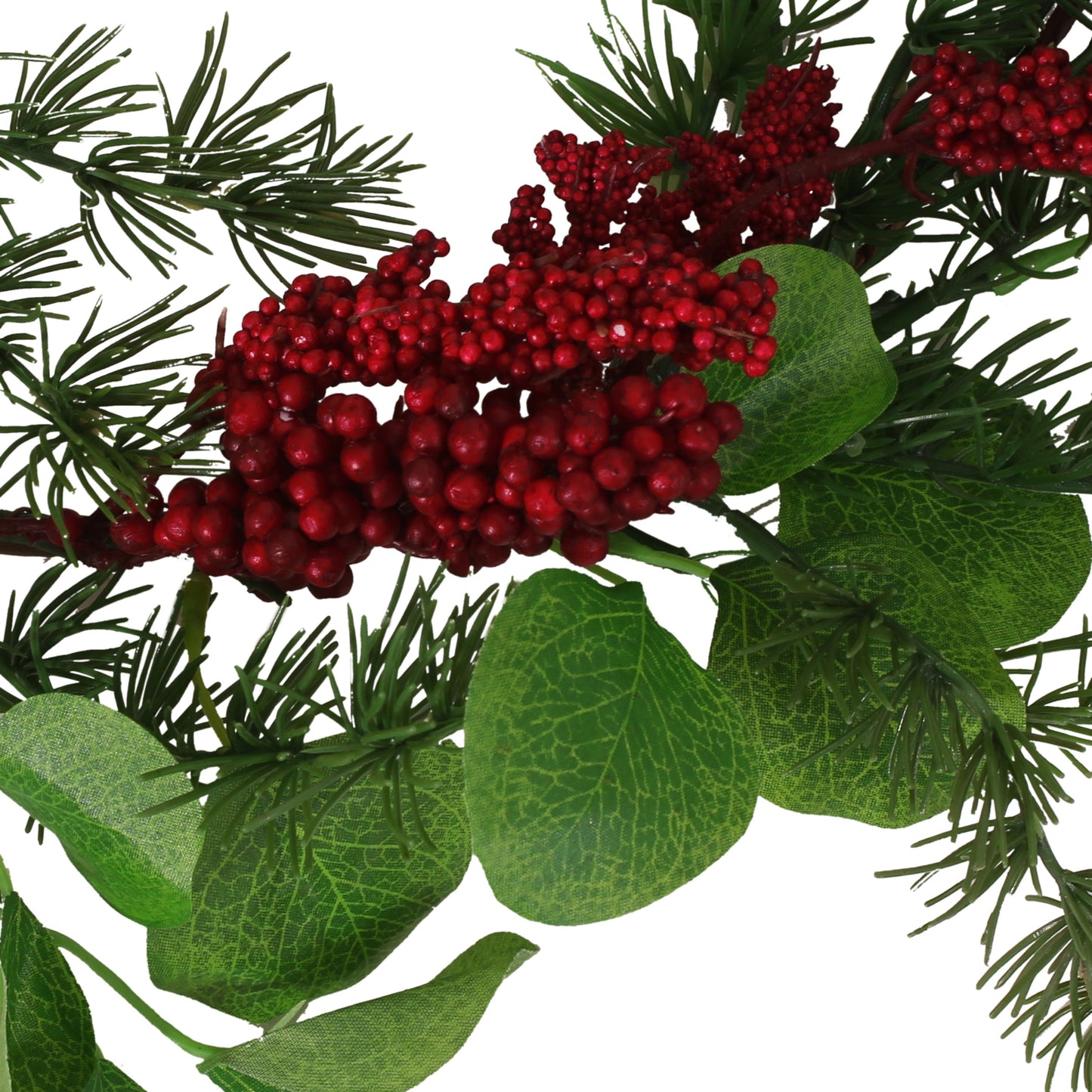 5' LEAVES/BERRY GARLAND - Korvel