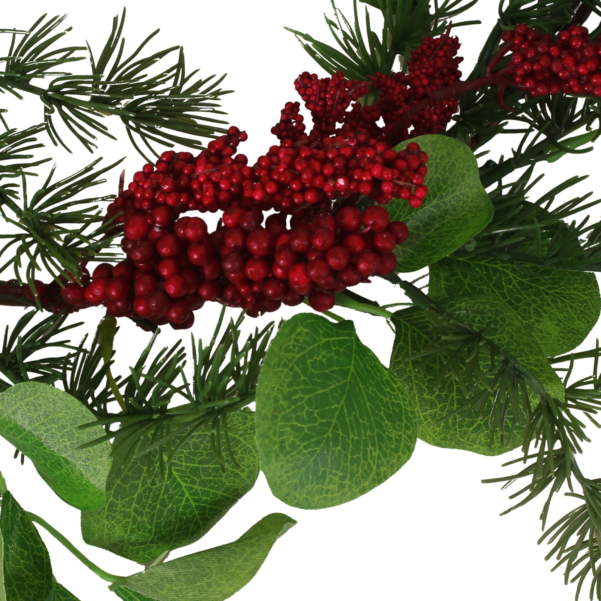 5' LEAVES/BERRY GARLAND - Korvel