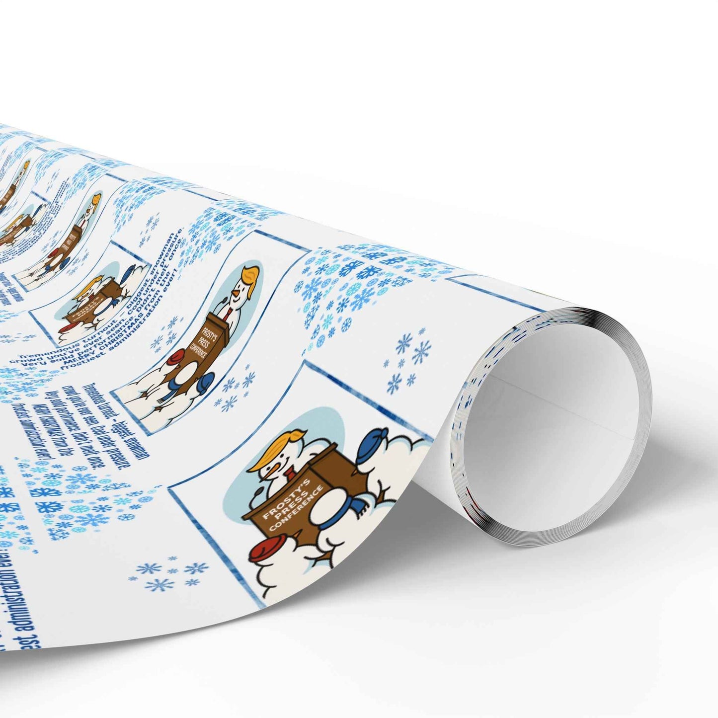 Papier Cadeau de la Conférence de Presse de Frosty