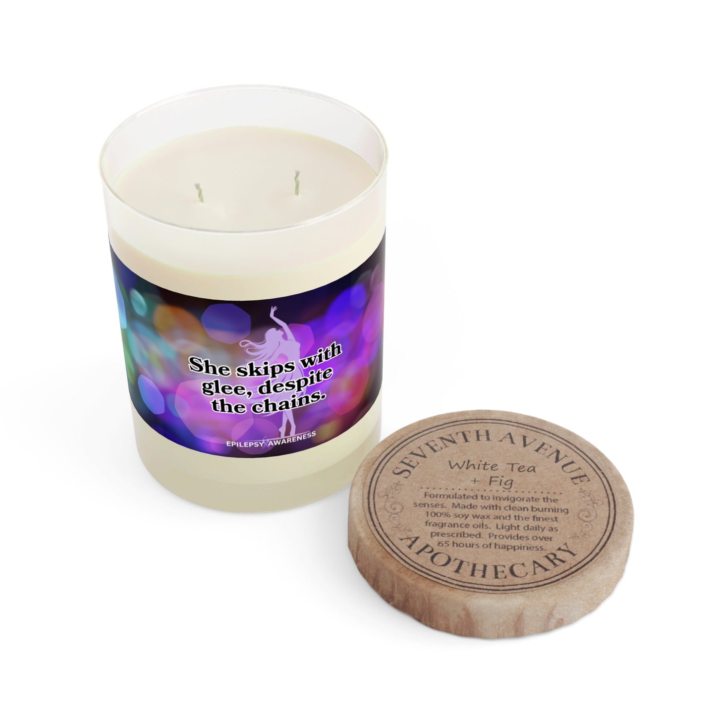 Joyful Essence Scented Candle - Elegant Glass, 11oz - Korvel