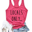 Locals Only Racerback Tank Top