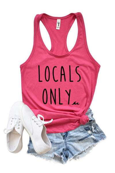 Locals Only Racerback Tank Top