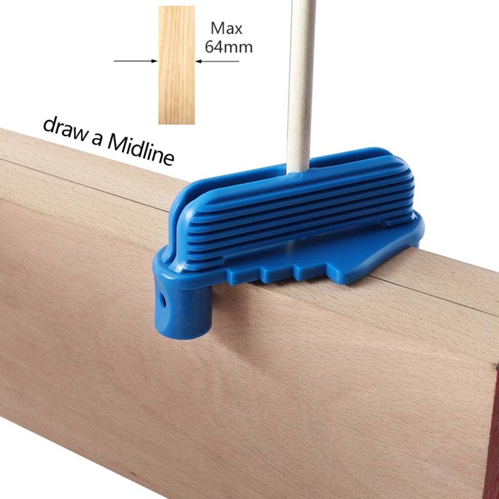 Scriber de línea para encontrar el centro premium para trabajos en madera
