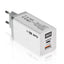 Adaptateur de charge double en nitrure de gallium de 65 W