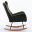35.5-Inch Soft Teddy Fabric Rocking Chair with Pockets