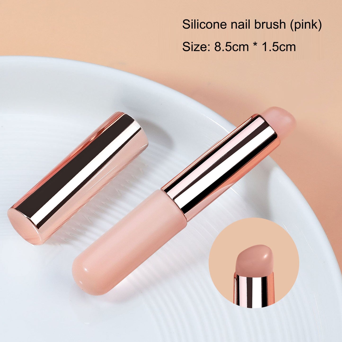 Pincel de Silicona para Arte de Uñas Gradient Halo Dye