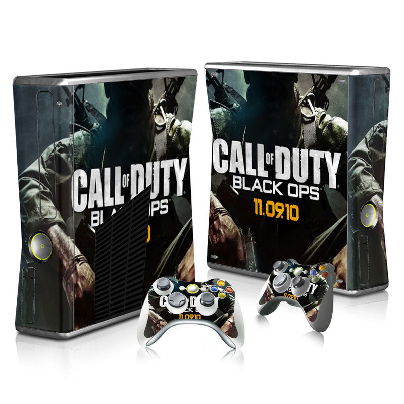Xbox 360 Slim Full Body Color Membrane Stickers with Scratch-Resistant Protection - Korvel