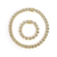 Cuban chain fashion new product square rock sugar chain 13mm necklace bracelet niche hip-hop jewelry accessories - Korvel