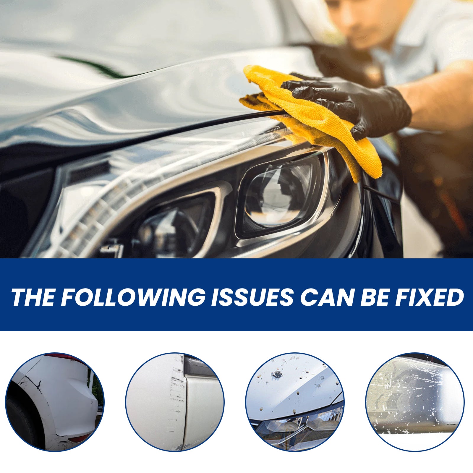Car Scratch & Swirl Remover, Car Polishing Scratch Repair Paint Curing Renovation Touch-Up Detailer - Korvel