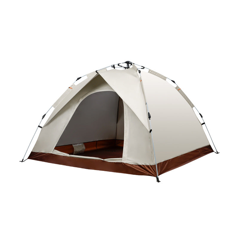 Premium Automatic Pop-Up Camping Tent - Beige