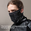 Outdoor sports warm riding mask men's cycling breathable hanging ear scarf windproof neck cover neck guard - Korvel