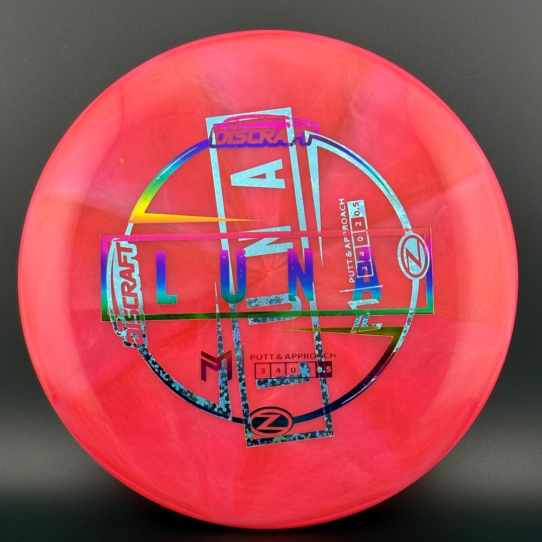 Z Swirl Luna - Stock Z Stamp - Misprint
