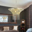 (Same as W1340120181/L5021) 8-Light 23.6" Wide Crystal Waterfall Chandelier (Bulb Not Included) - Korvel