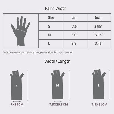Indoor Writing Copper Fiber Health Care Half Finger Rehabilitation Training Joint Pain Relief Gloves Pressure Gloves - Korvel