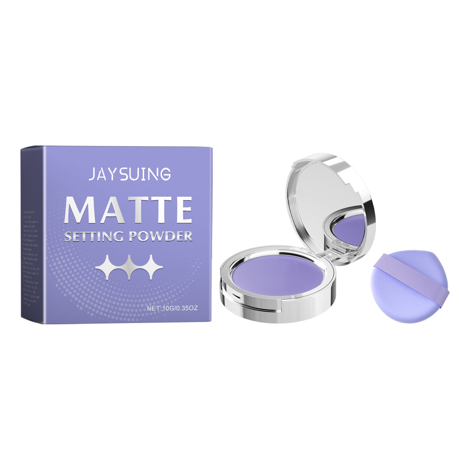 Matte Finishing Powder, Natural Lasting Concealer Oil Control Light Light And Easy To Remove Makeup Finishing Powder - Korvel