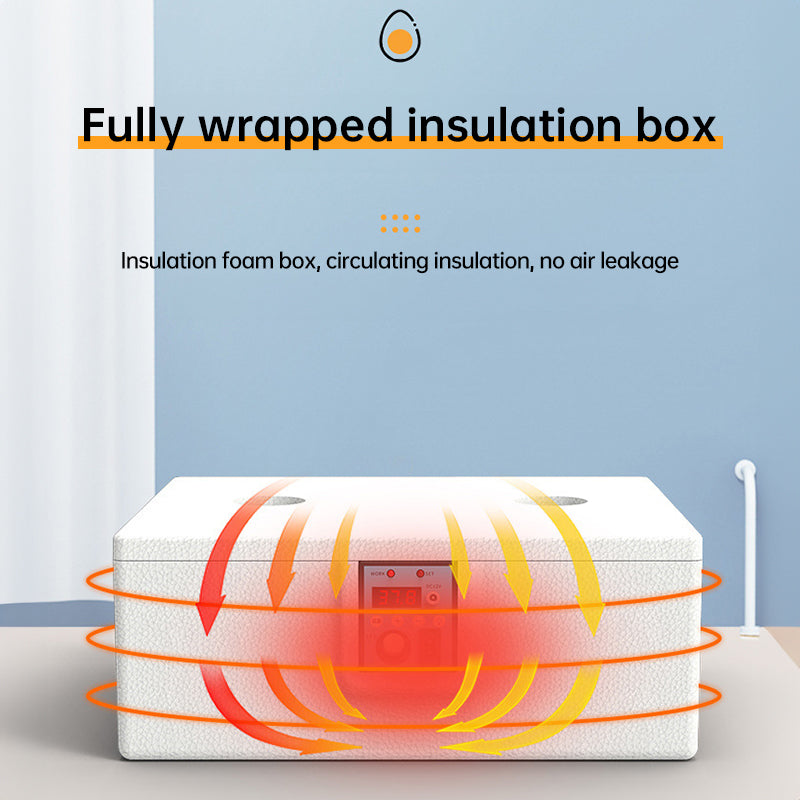 24 - hr Thermostatic Small Poultry Incubator. Biomimetic Waterbed. Auto & Smart. For Chick, Duck & Goose Eggs - Korvel