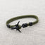Pulsera de Ancla de Avión de Moda Moderna para Hombres y Mujeres