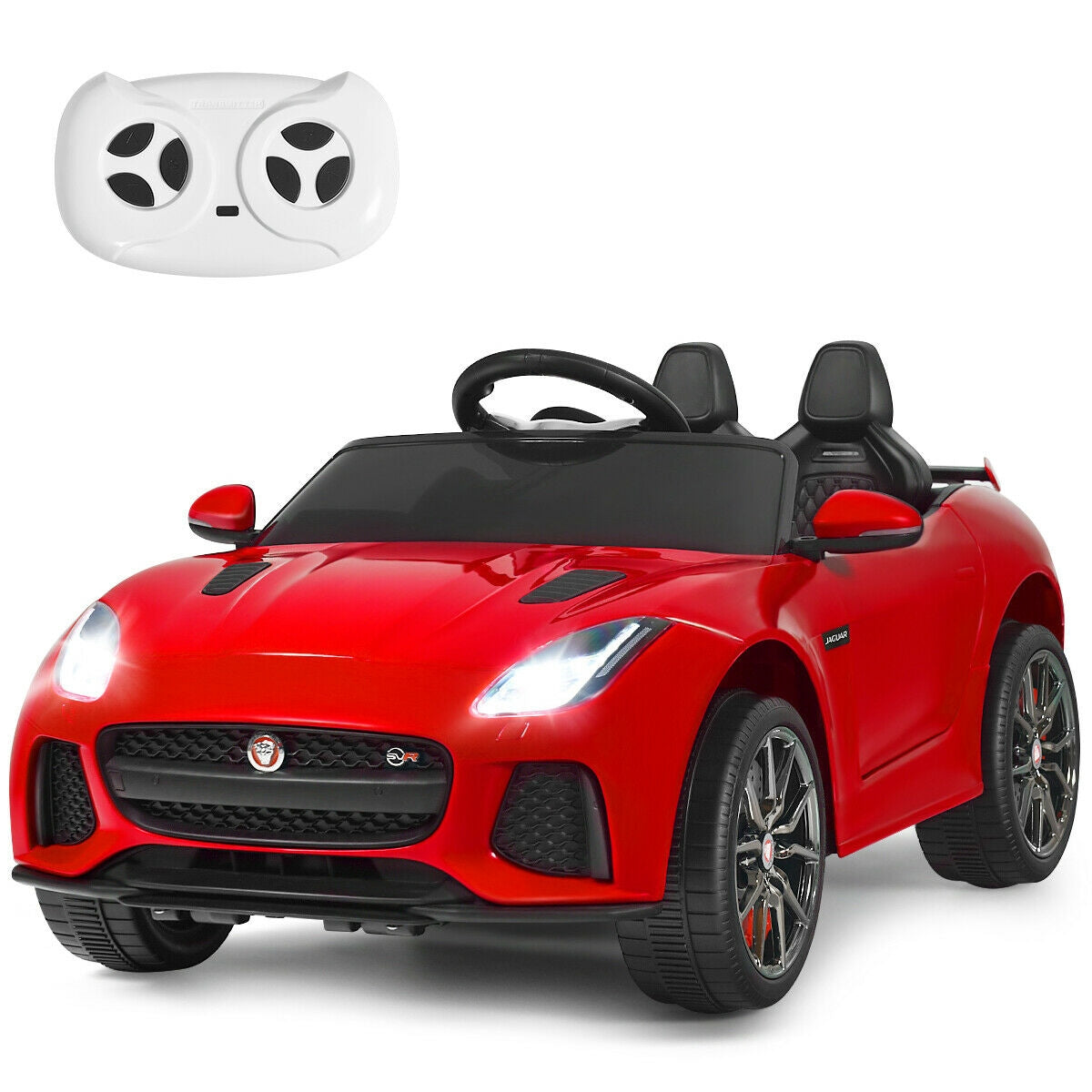 Coche Eléctrico para Niños Licenciado Jaguar F-Type SVR de 12V - Rojo