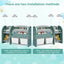Kids Toy Storage Organizer with 2-Tier Bookshelf and Bins
