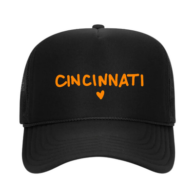 I Love Cincinnati Trucker Hat