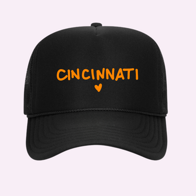 I Love Cincinnati Trucker Hat