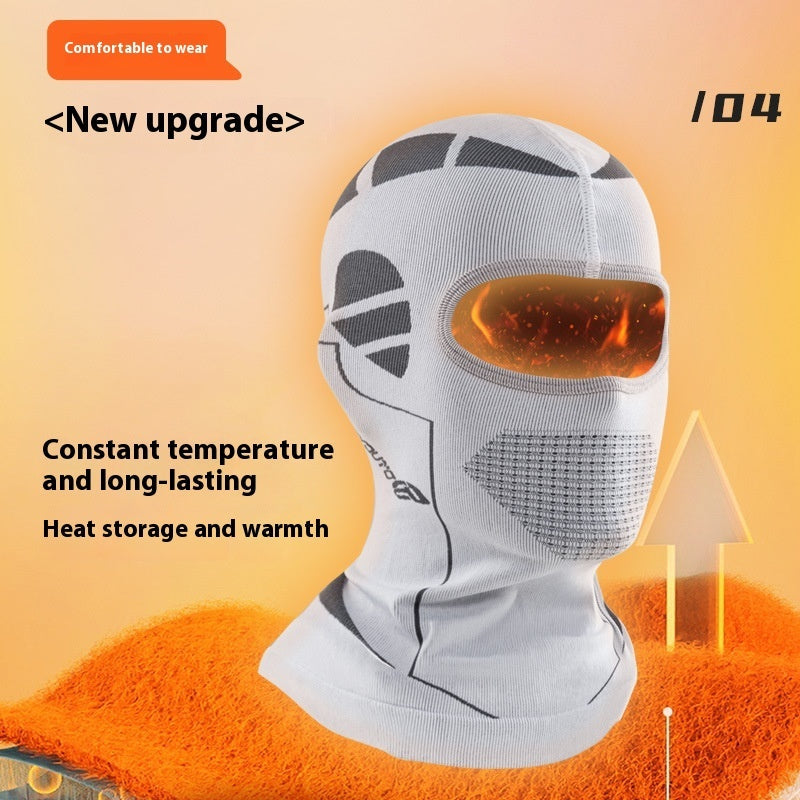 Masque de ski en nylon pour l'hiver - Coupe-vent et chaud