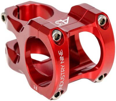 Industry Nine A35 Stem - 50mm 35mm Clamp Aluminum Rojo