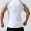 Camiseta de manga corta con cuello redondo para hombres en tallas grandes