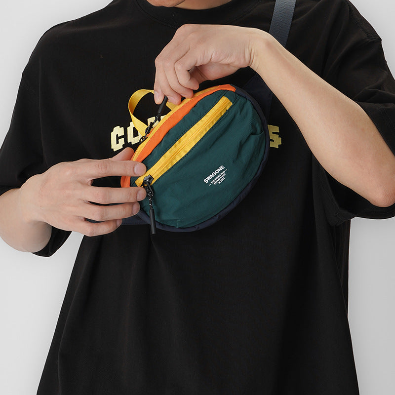 Bolso de Pecho de Moda para Hombre - Riñonera de Nylon Premium