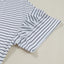 White Striped Round Neck Short Sleeve Mini Dress Casual & Playful Everyday Look Dress - Korvel