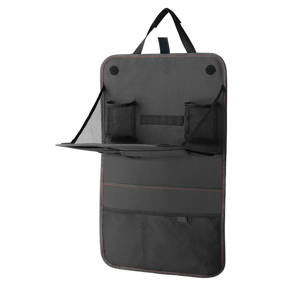 Organizador de Respaldo de Asiento de Coche Premium con Bandeja Plegable