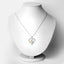 Colgante de Esmeralda Genuina de 0.45 Quilates en Plata Esterlina .925